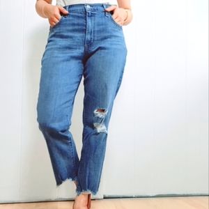 LEVI'S 724 High Rise Straight Crop Jeans sz 32